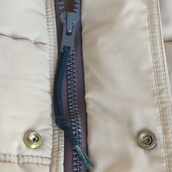 Vintage RefrigiWear 612 Freezer Coat Tan Fur Collar 3XL–4XL 60" Chest USA 70s/80 - Picture 7 of 15